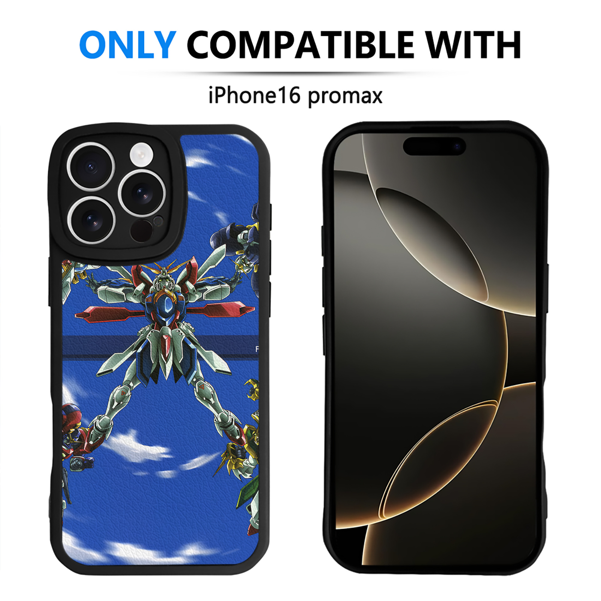 （画像用） 機動戦士ガンダム Mobile Suit Gundam 【iPhone 16シリーズ対応】シリコンスマホケース（レザー調） 材質：シリコン